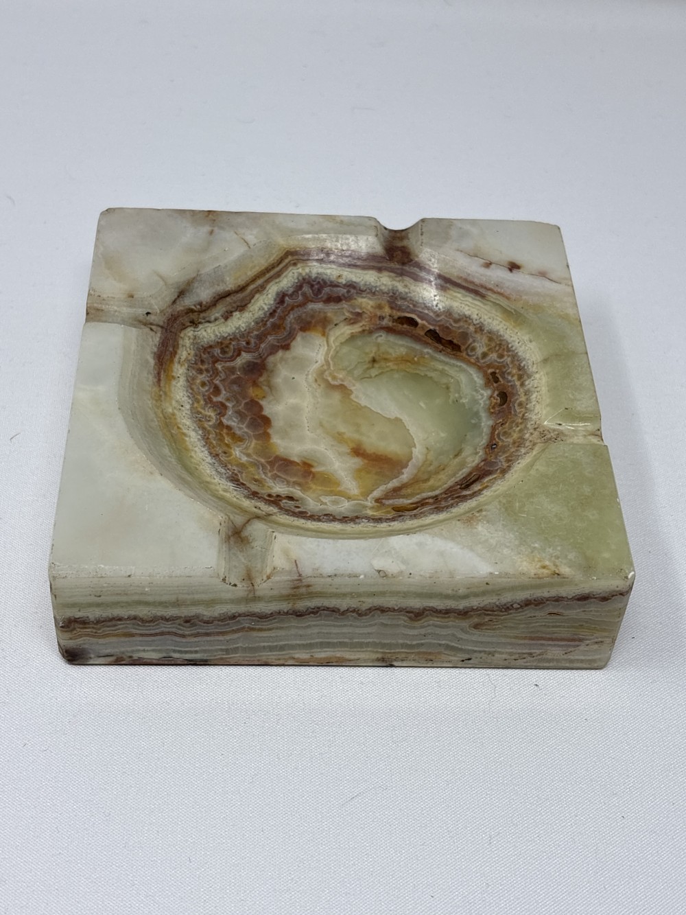 Vintage MCM Onyx Square Ashtray