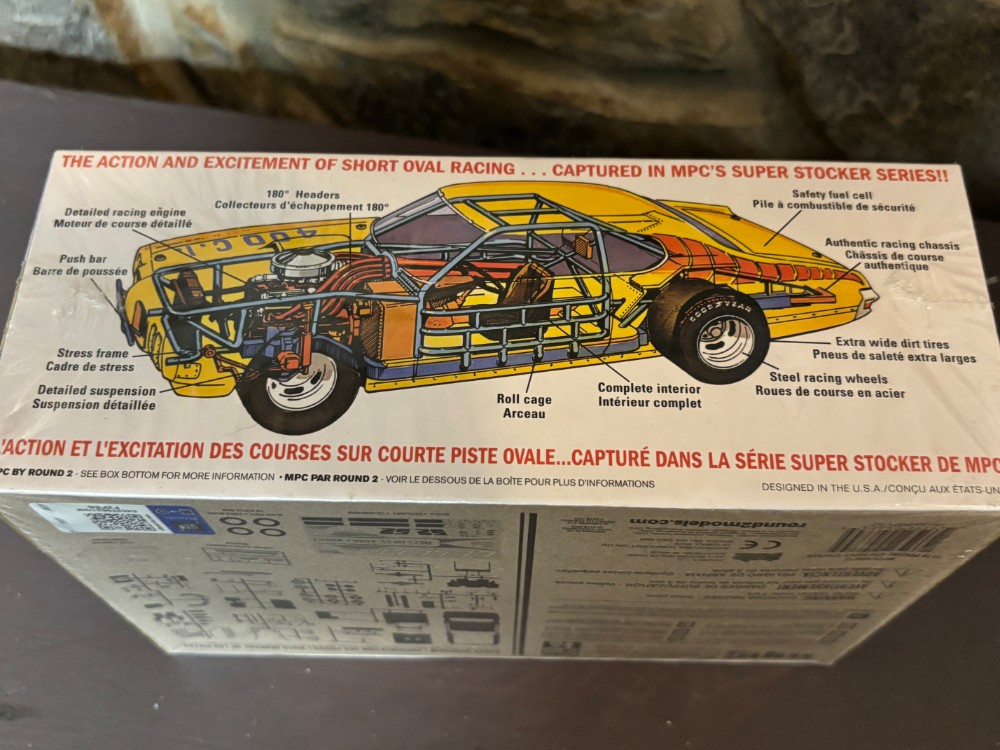 Model Car Kit MPC 1970 Pontiac GTO Super Stocker 1/25 Scale Sealed Retro Deluxe