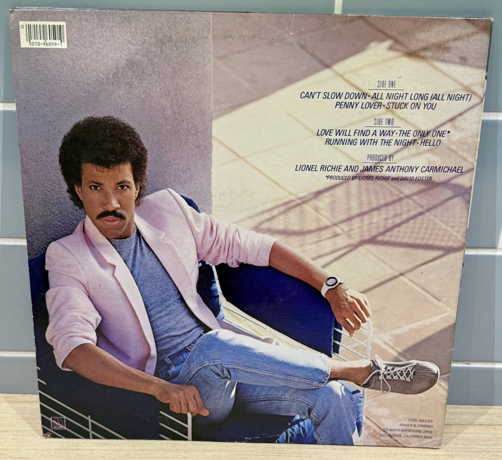 Lionel Richie – Can’t Slow Down 1983 Motown Vinyl LP