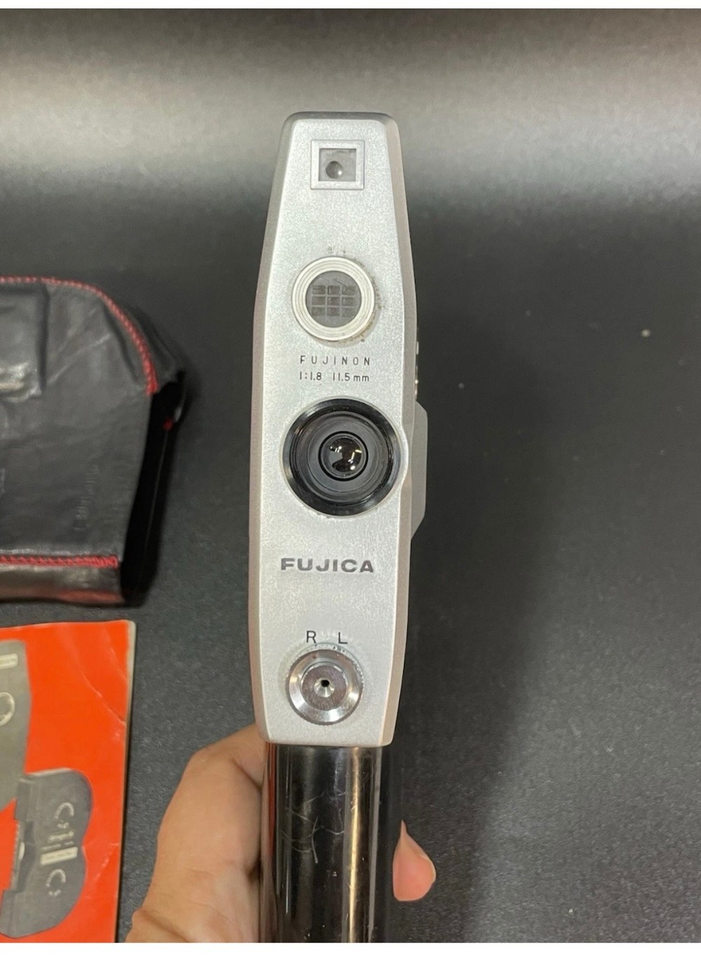 Camera Fujica Single-8 P1 8mm Movie Camera with Case & Original Owner's Manual 1966