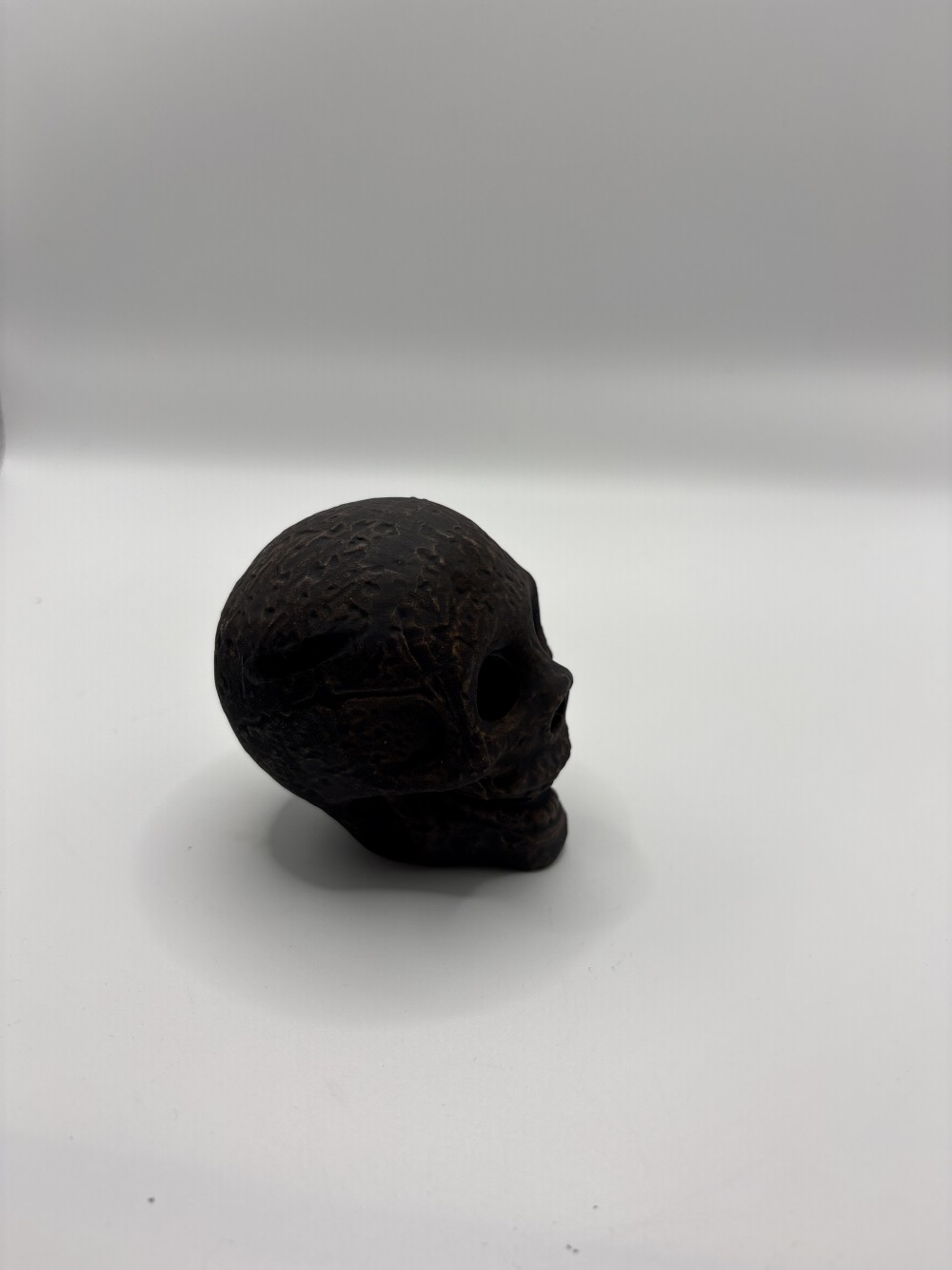 Ceramic Skull for Fireplace New 3 inch