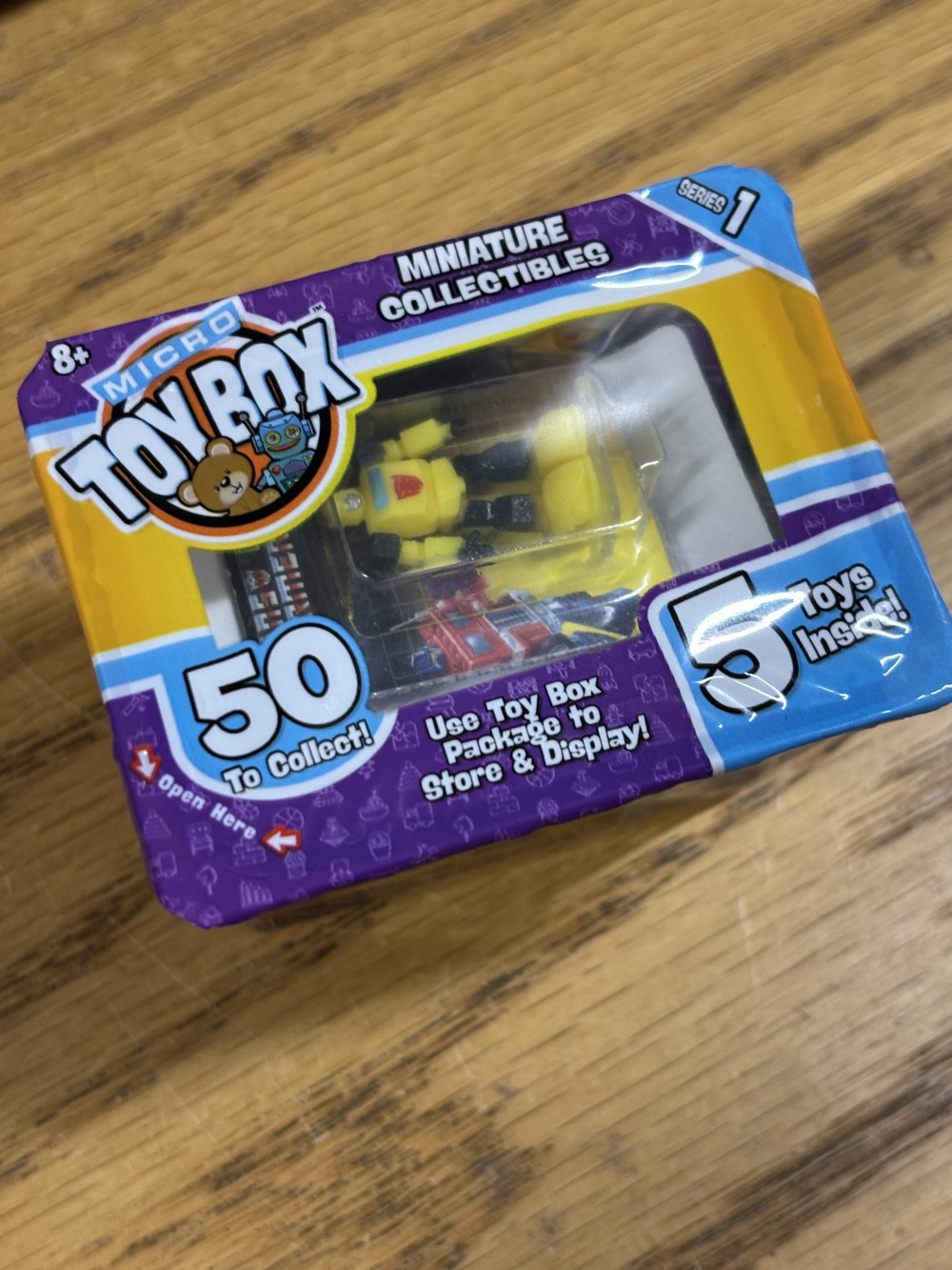 Micro Toy Box Series 1  - 5 miniature retro toys