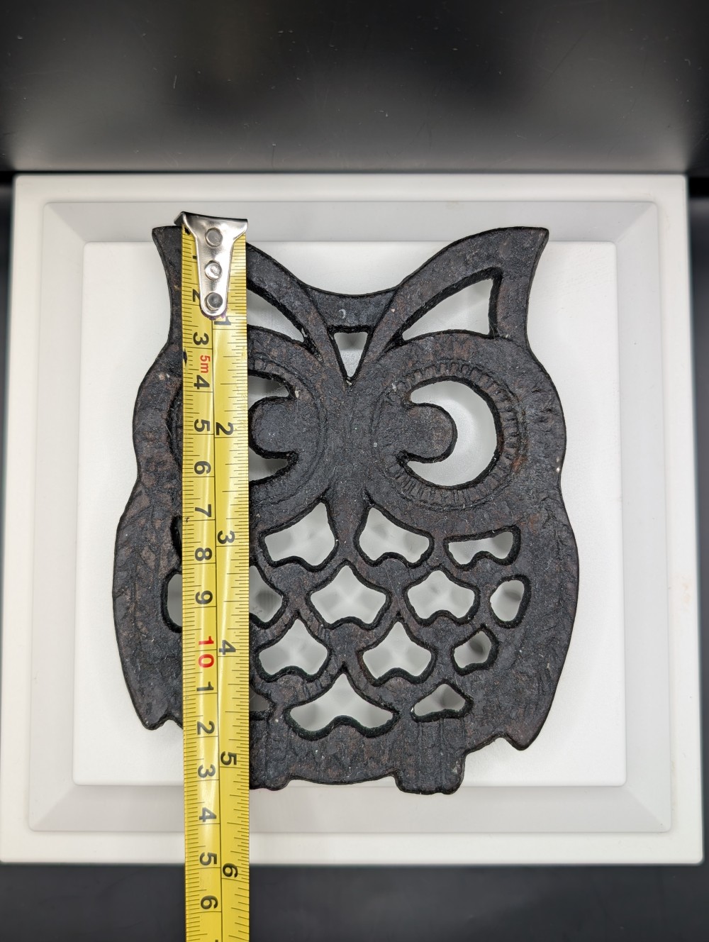 Cast iron Owl trivet