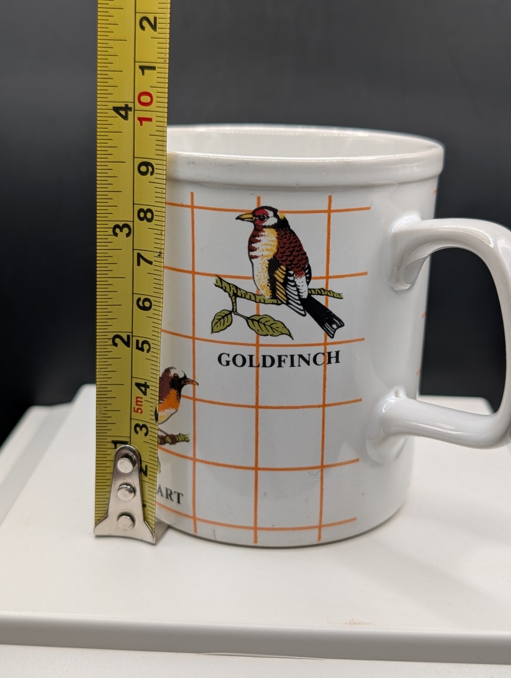 Japan bird mug, as-is