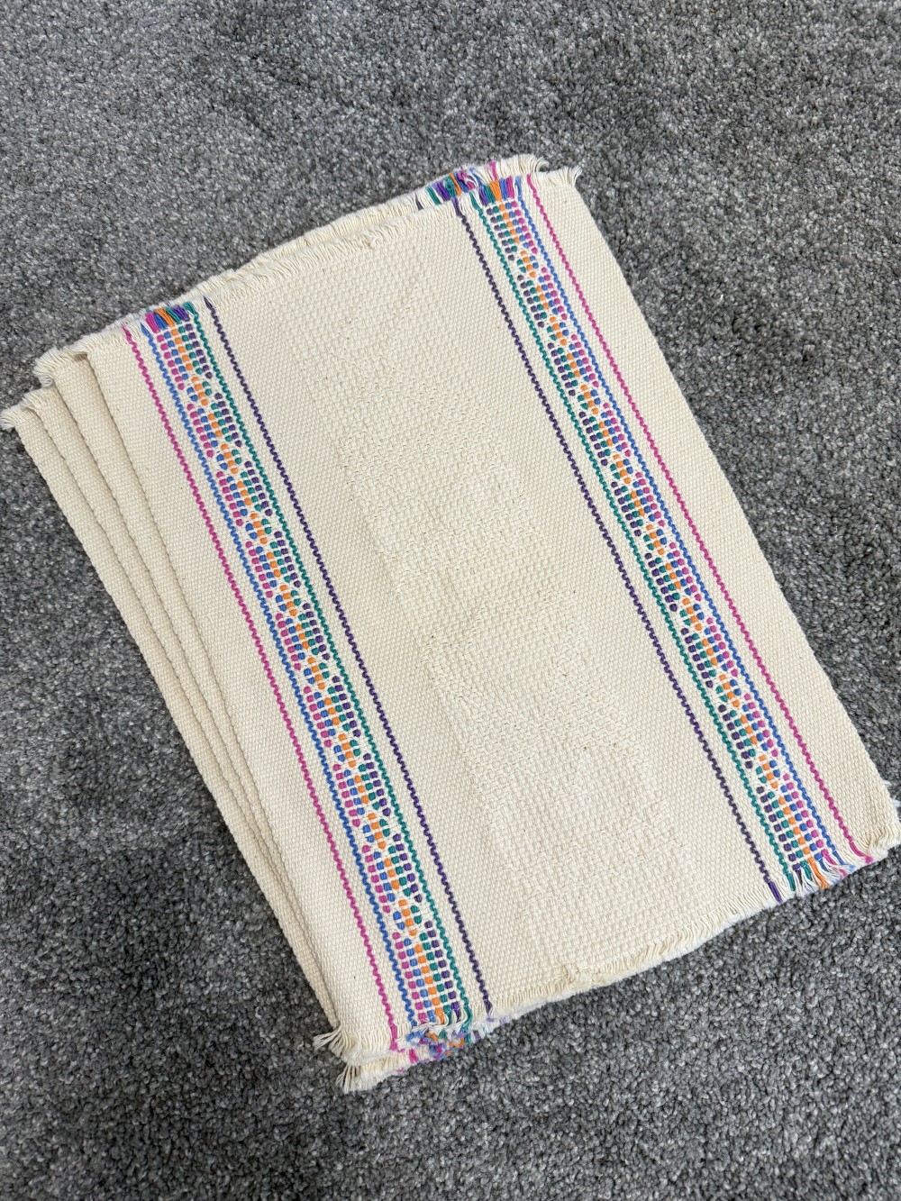 Handwoven placemats set of 4