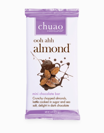NEW!  Chuao Chocolate:  ooh aah almond! mini bar