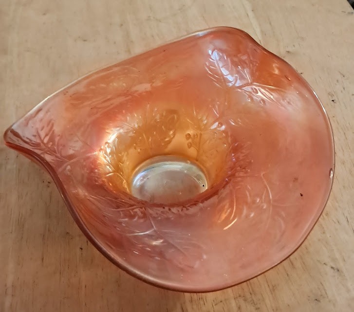 Fenton Marigold Carnival Glass Hat Bowl