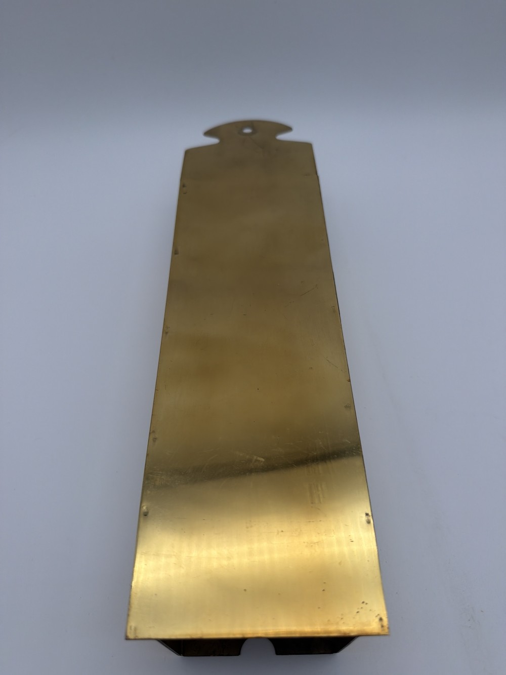 Vtg Brass Wall-Mounted Match Holder