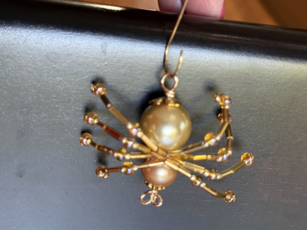 Ornament - Spider M Golden Pearls GL