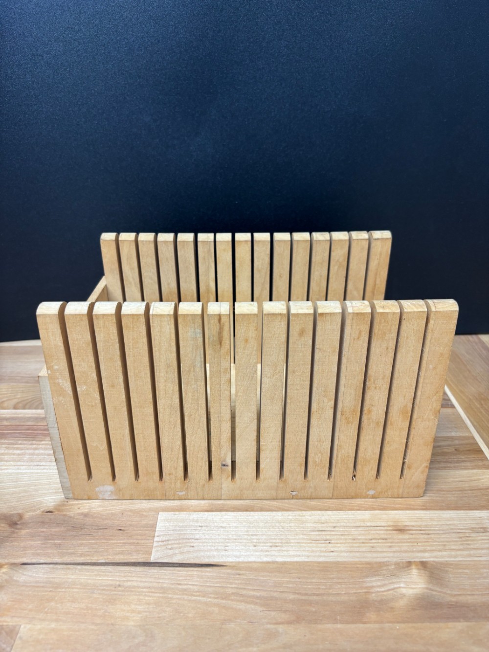 Our Daily Bread Wooden Bread Slicer Slicing Guide