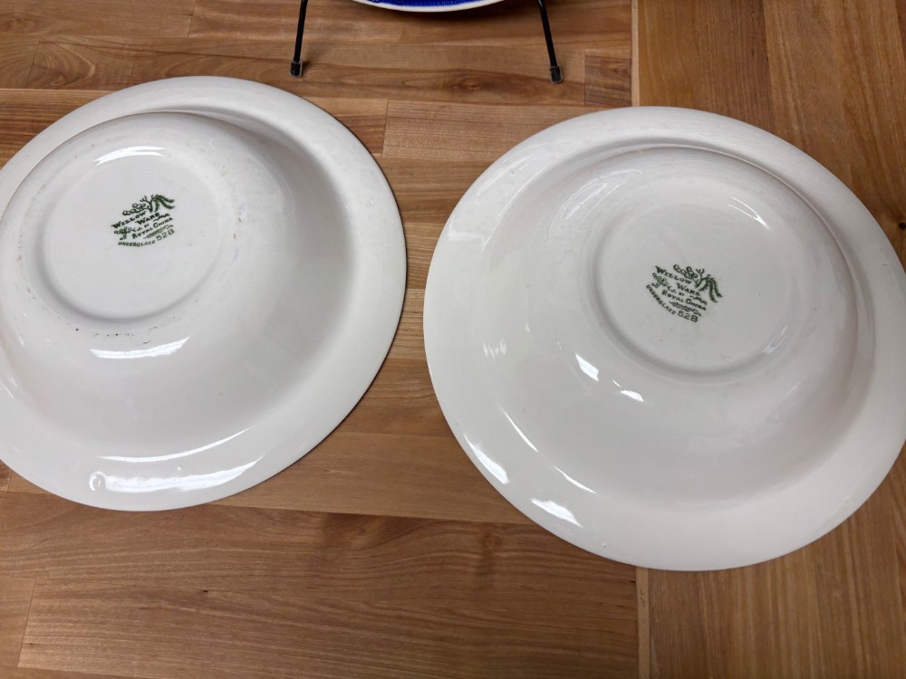 Blue Willow Set of 3 Serving Bowls Royal China Willow Ware 10 Inch