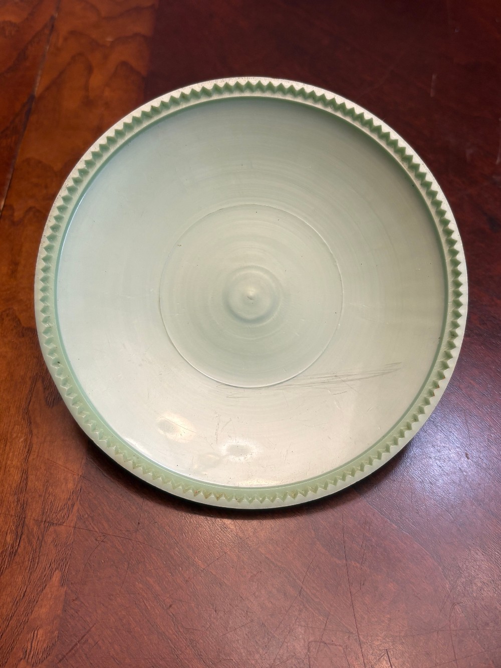 Mid-Century Art-Deco Celluloid Footed Trinket Vanity Box