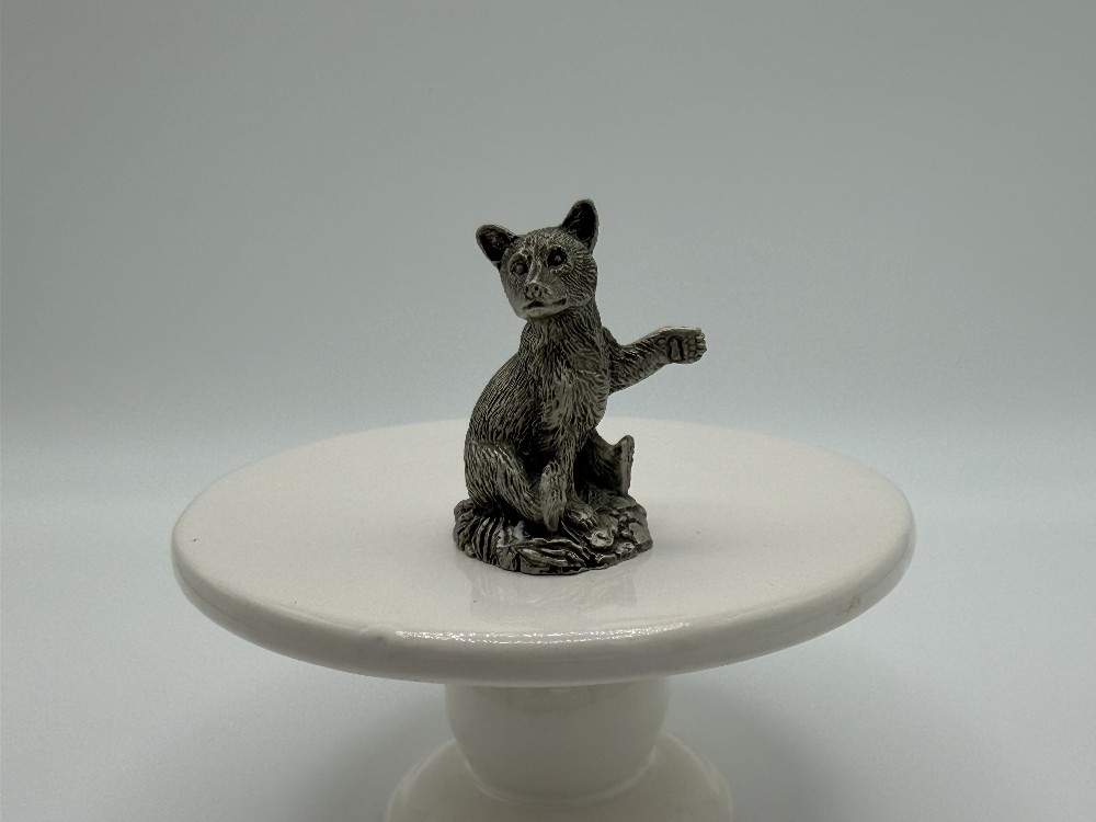 Pewter The Bear Cub Figurine