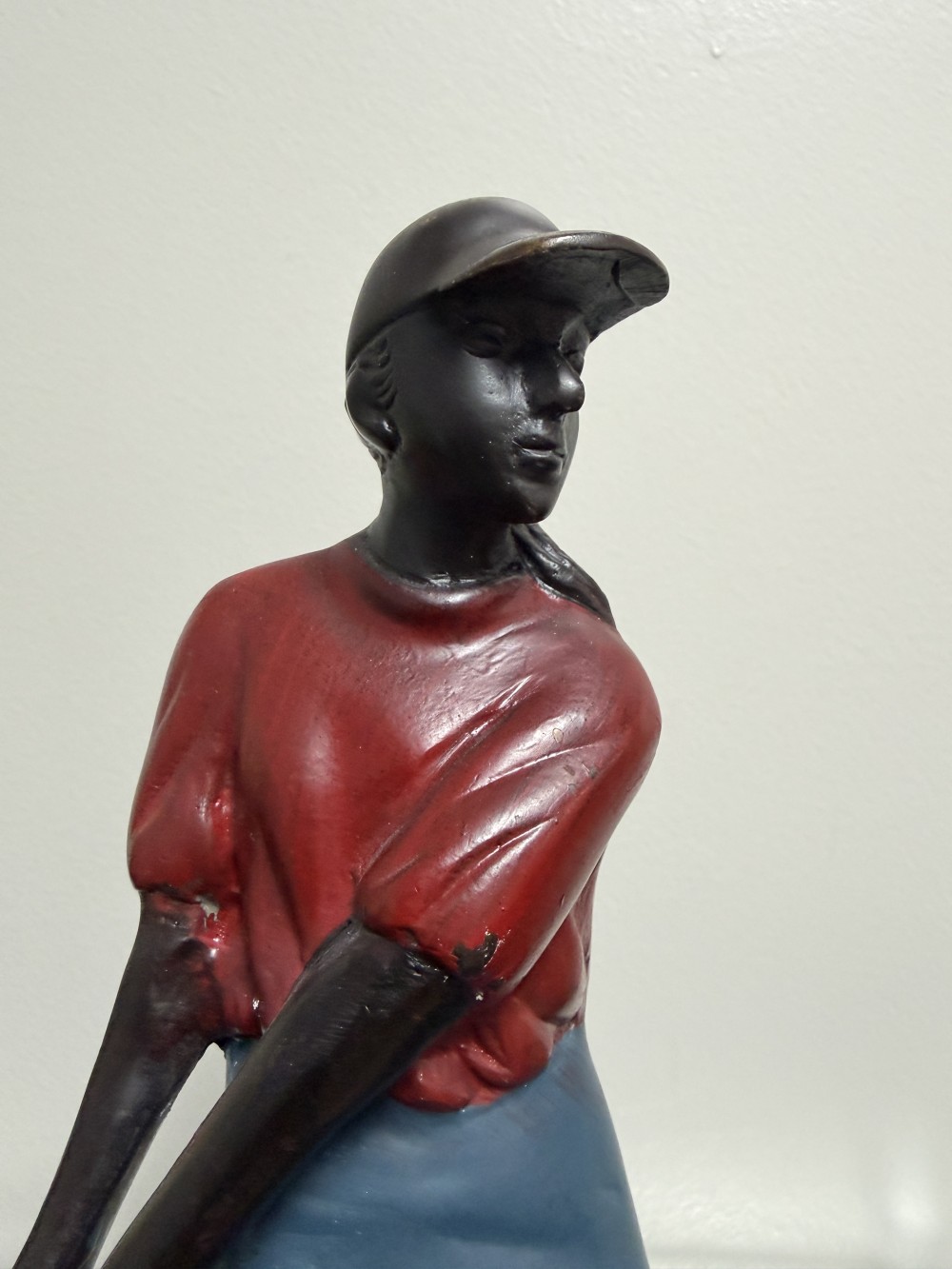 Vintage Bronze Golfer Statue