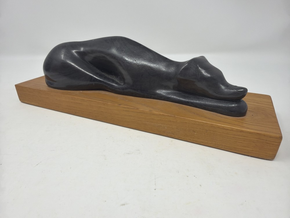 Sleeping Greyhound Sculpture