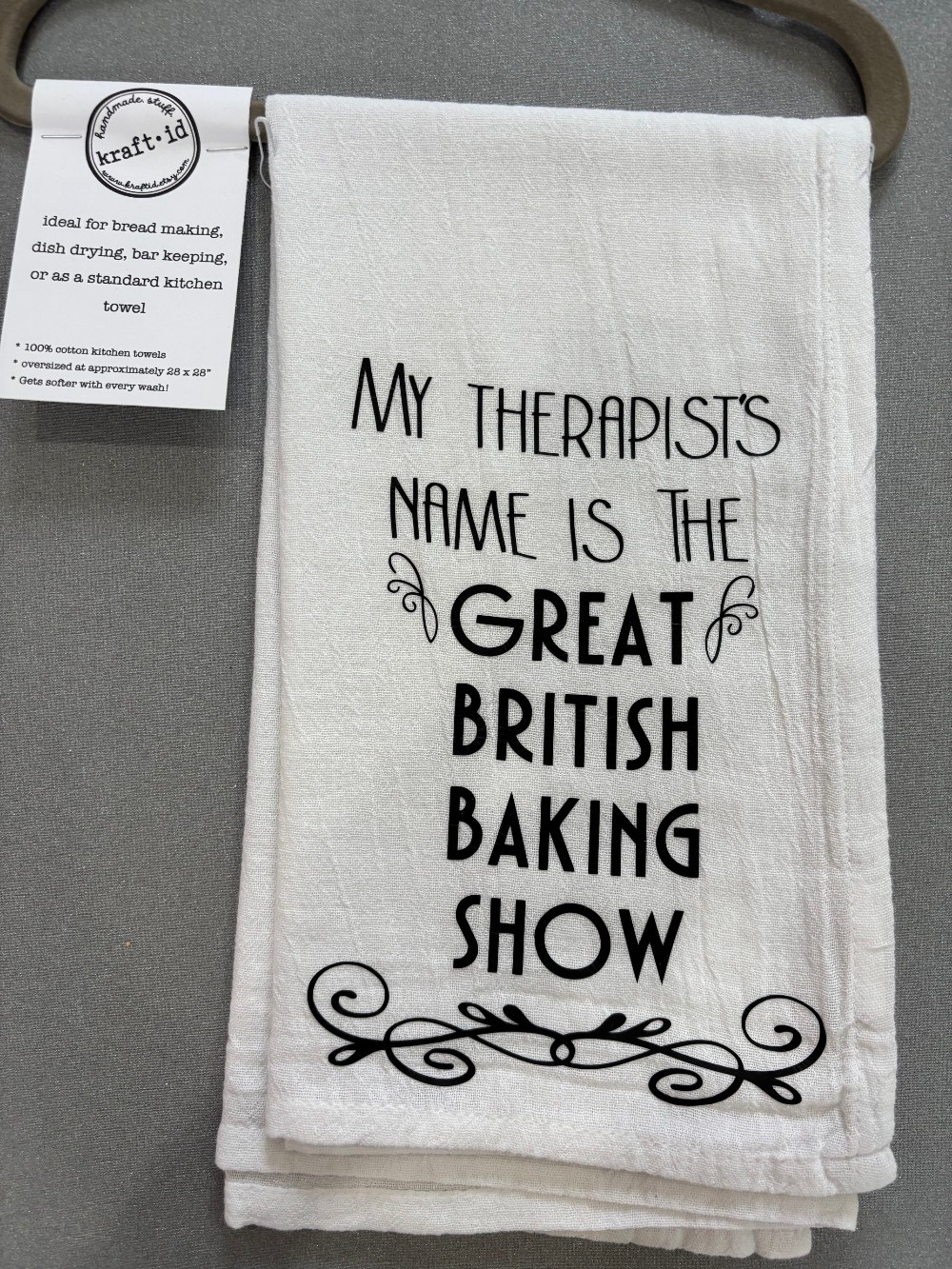 Quirky Hand Towel:  K16