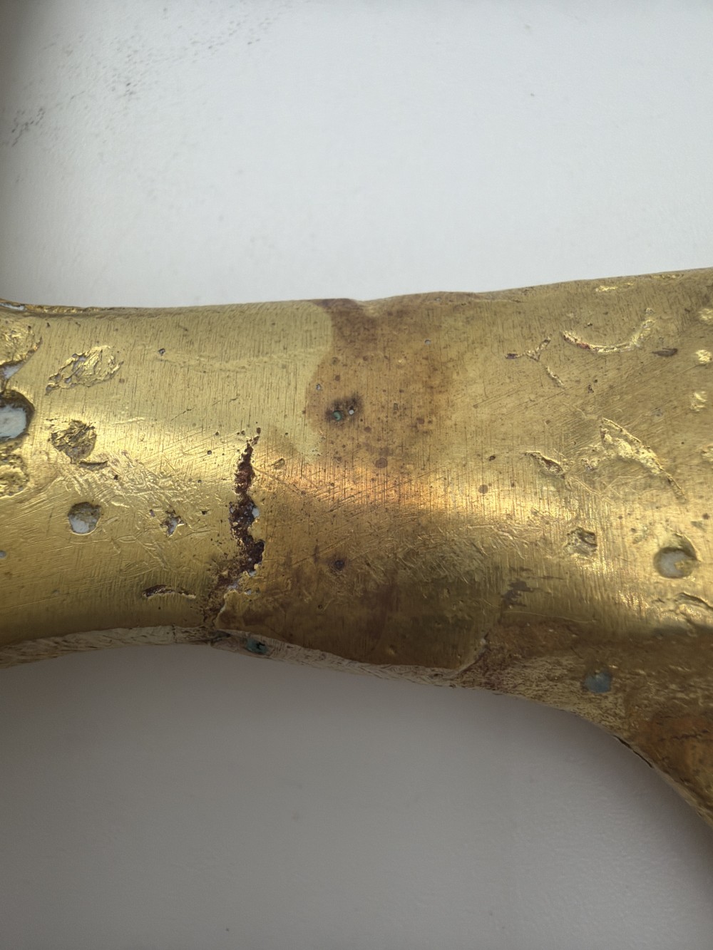 Vintage Brass Etruscan Horse Sculpture