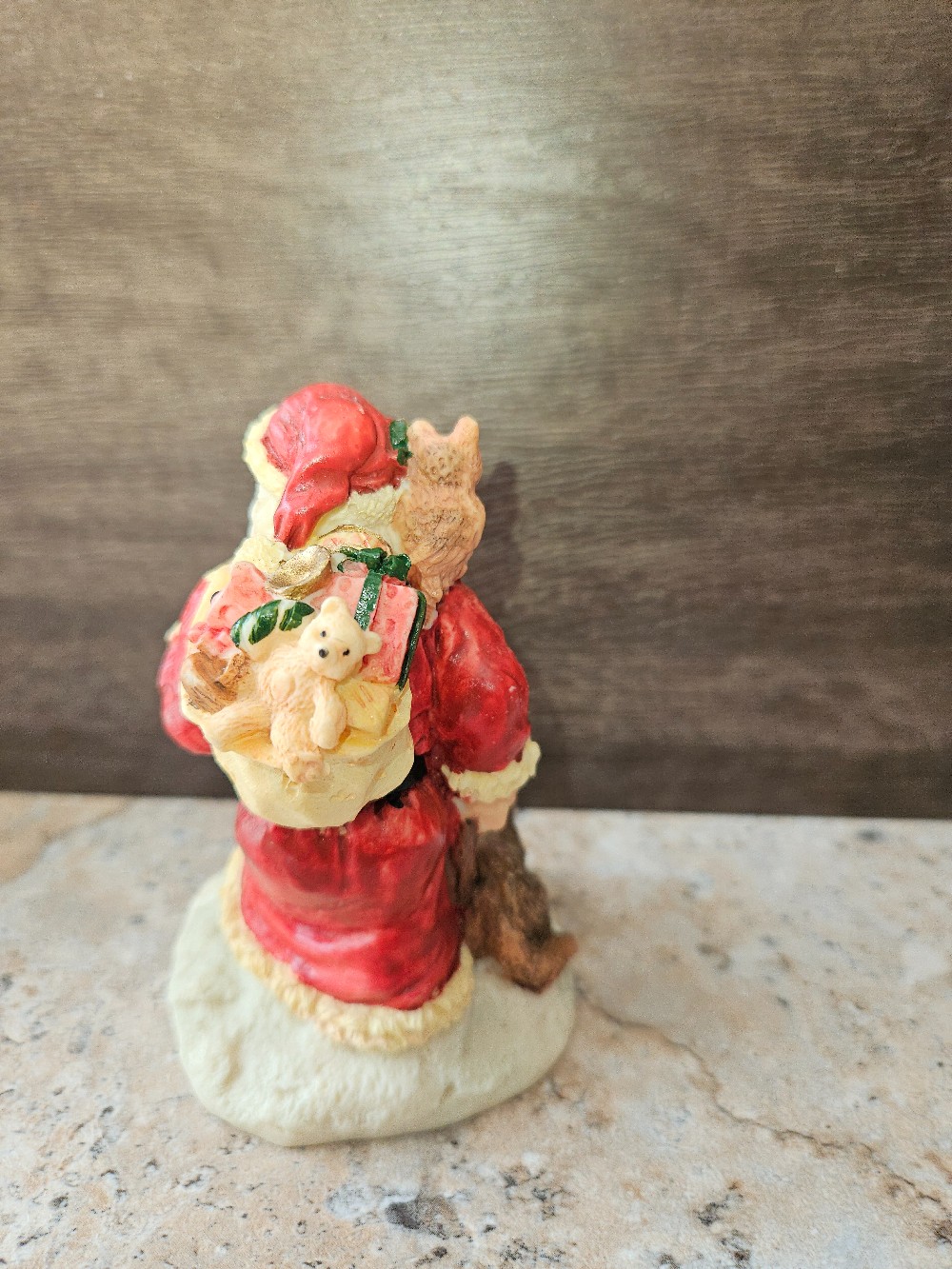 1992 Brinn's Santa's Journey handcrafted figurine