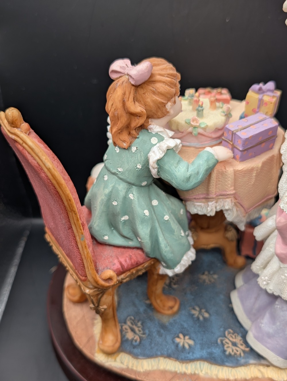 Vtg Gentili Victorian birthday figurine