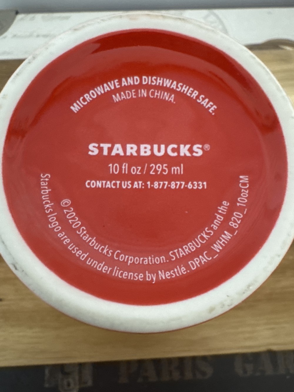 STARBUCKS CHRISTMAS MUG, 2020