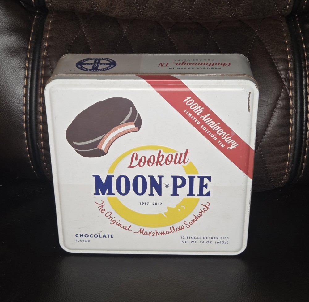 Moon Pie Anniversary Cookie Tin