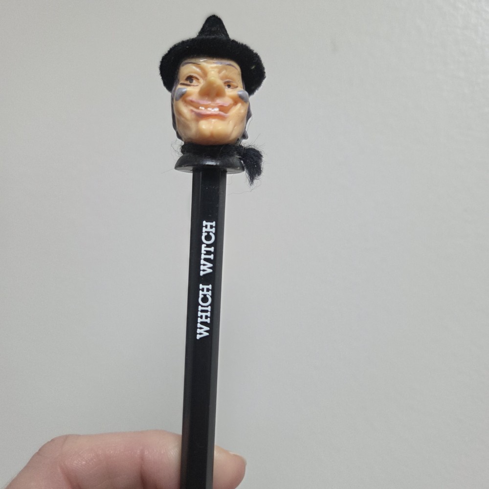 VTG Novelty Witch Topper Pencil