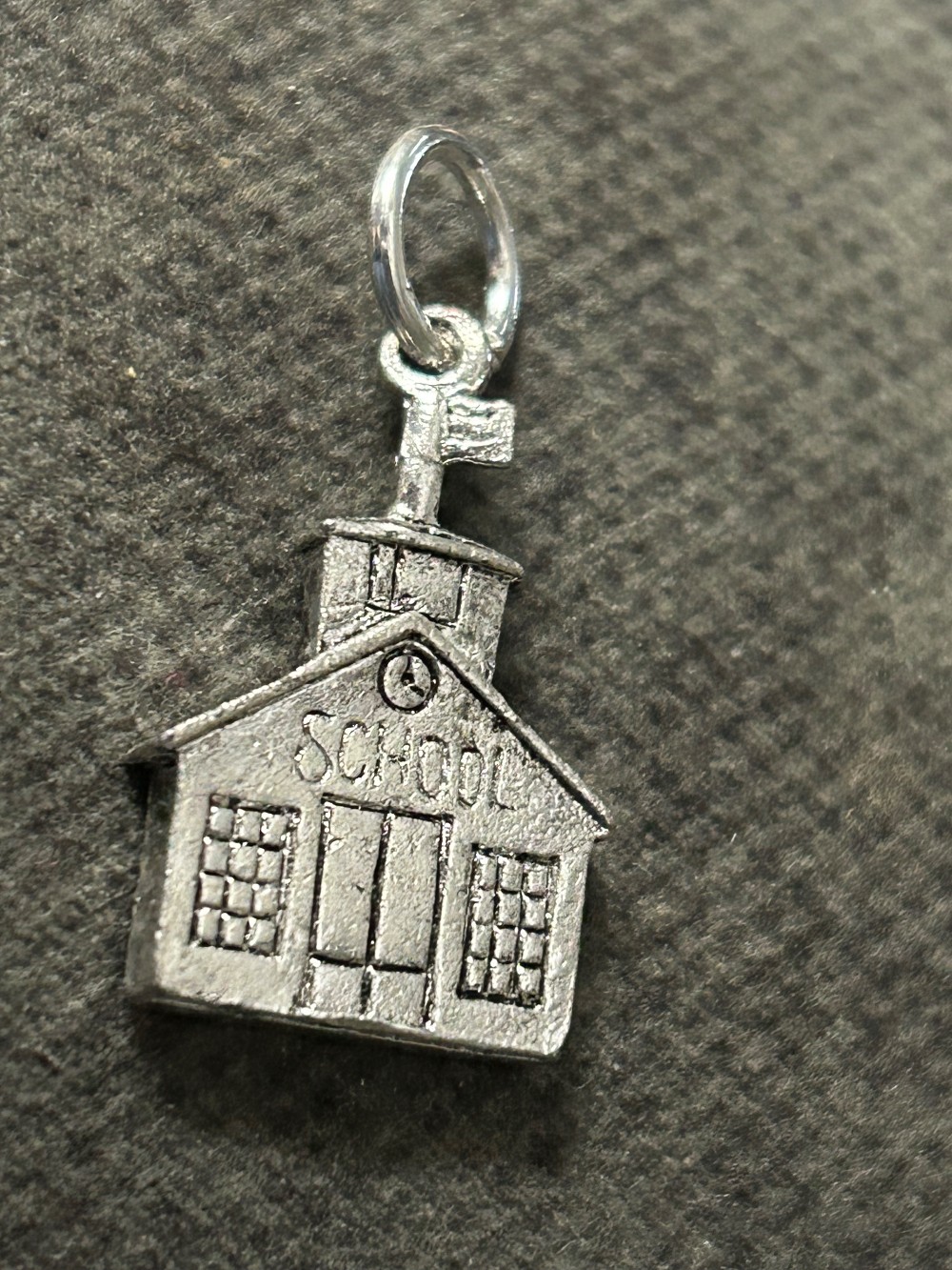 Charm - Retired James Avery Little Schoolhouse - Rare find - as is