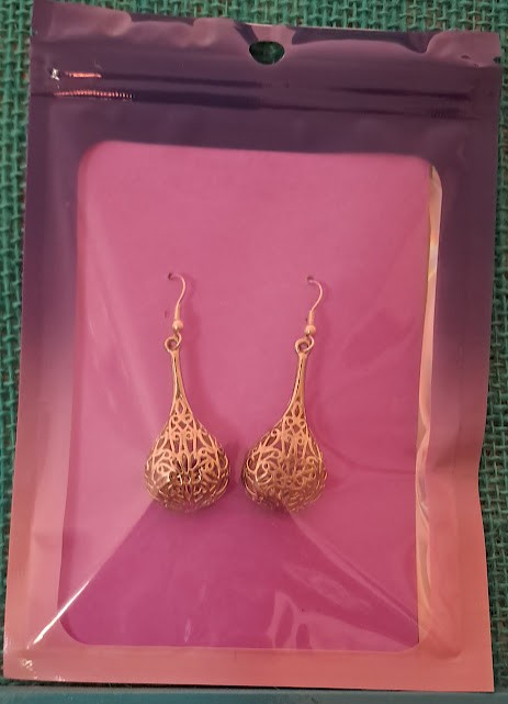 Sterling Silver Filigree Drop Earrings