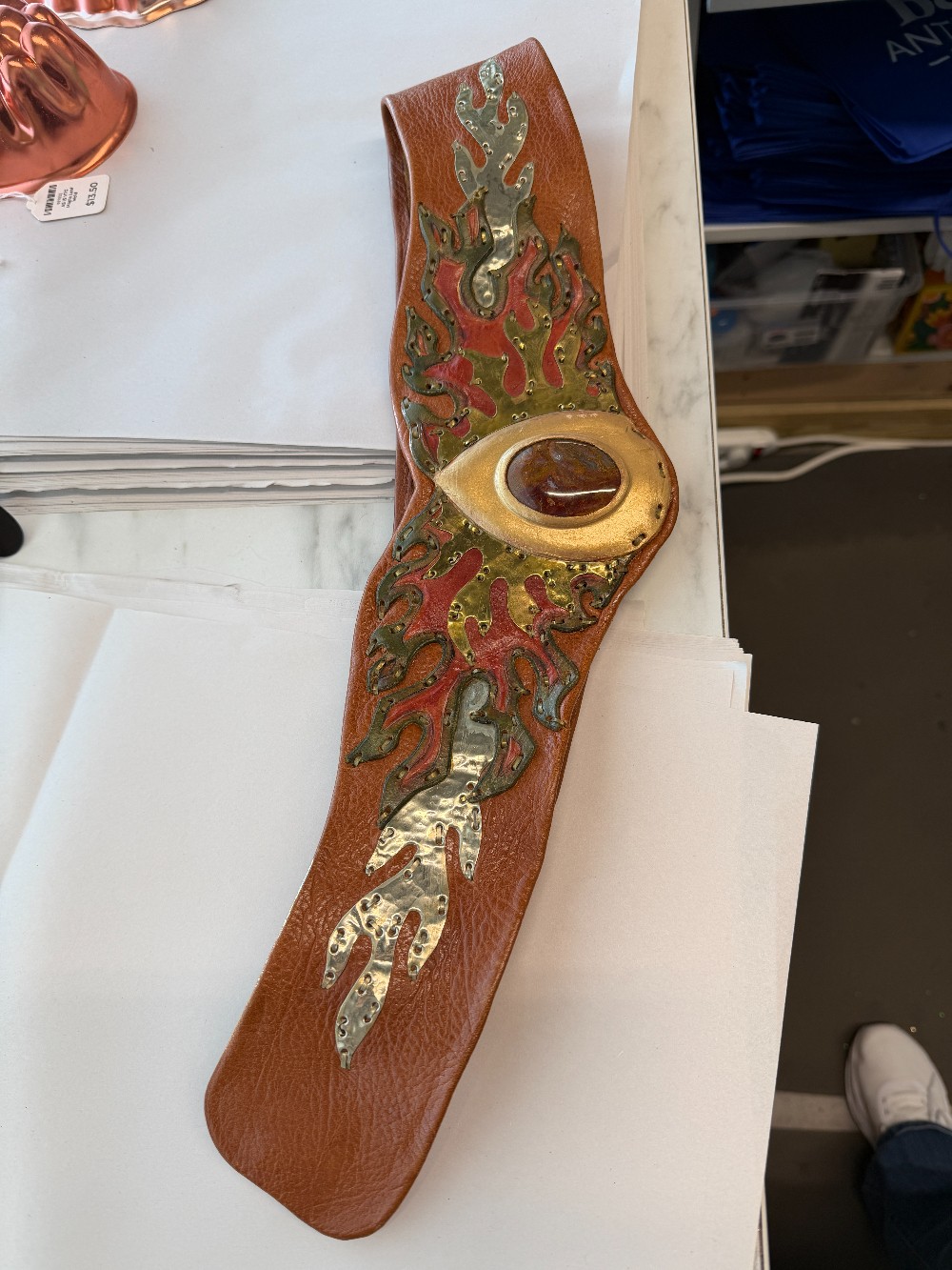 Wonder Woman Style Leather Belt