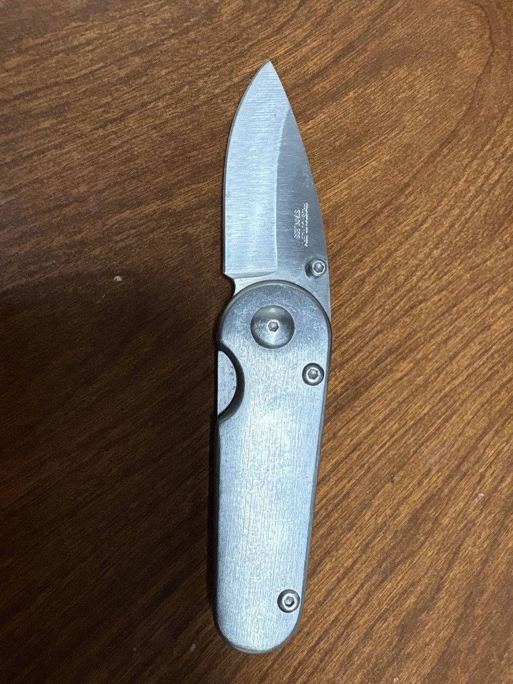 Frost Cutlery Stainless Lockback Knife 5.5 inch As-is