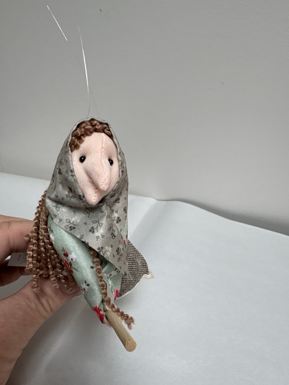 Good Luck Hanging Kitchen Witch ~11 inch L