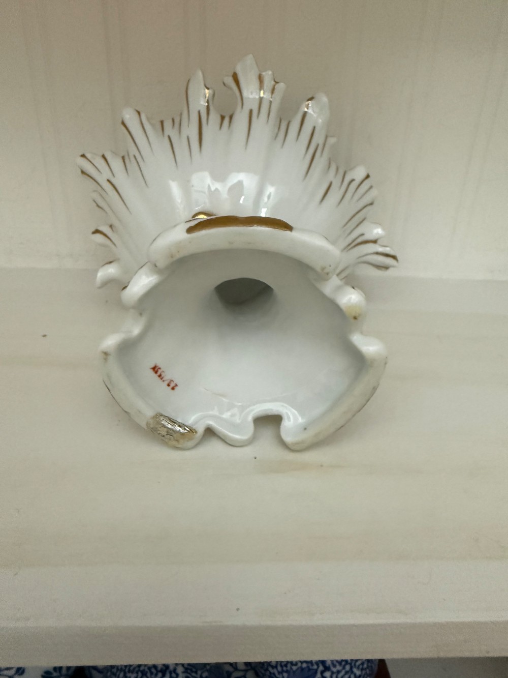 Vintage Porcelain Italian Tazza Pedestal Dish