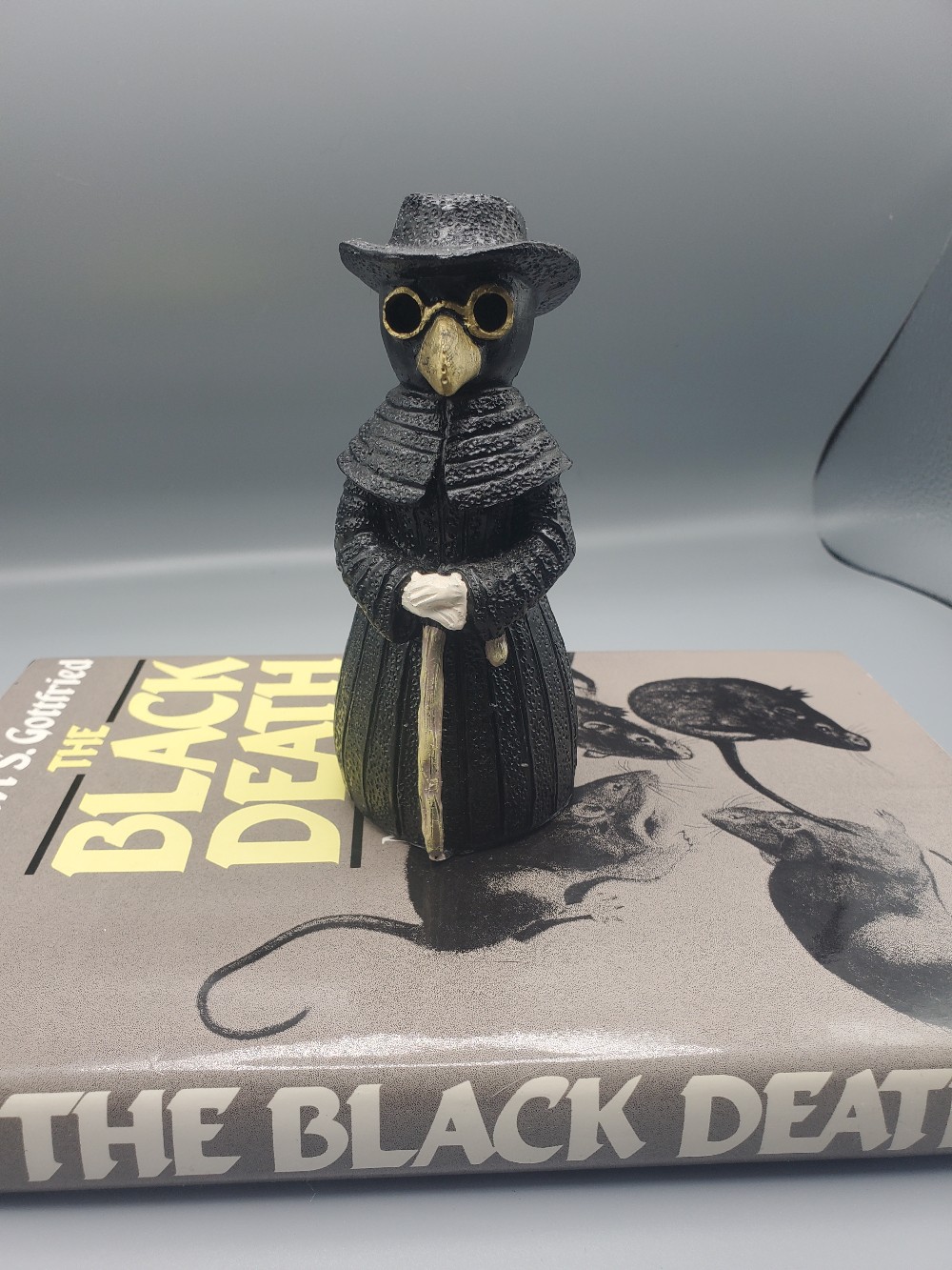 The Black Death Hardcover with Plague Doc Incense Burner