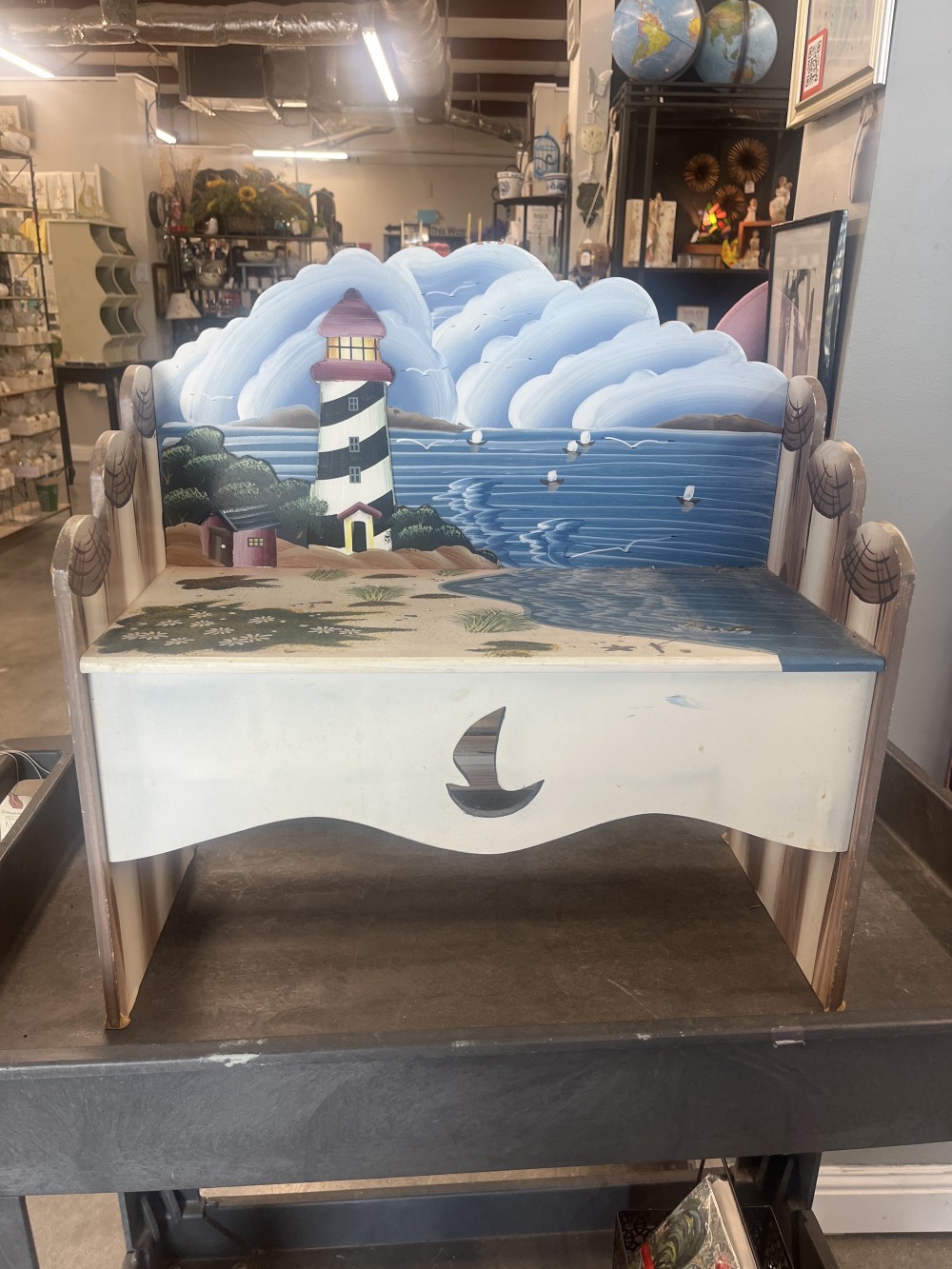 Lighthouse bench