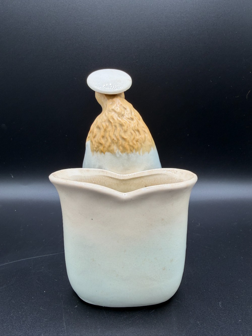 Mother Mary Baby Jesus Vintage Planter