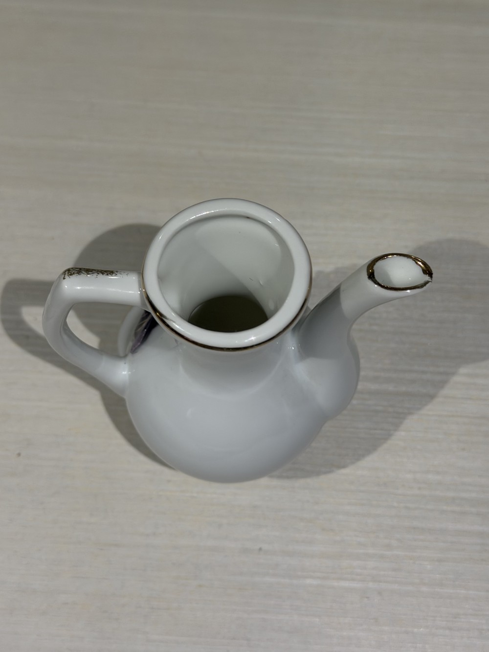 VTG Floral Porcelain Mini Ewer / Bud Vase– 4.5″