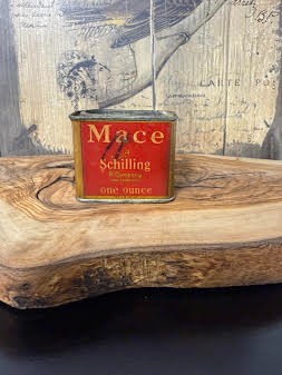 Schilling Mace Spice Tin Grannycore Farm Kitchen