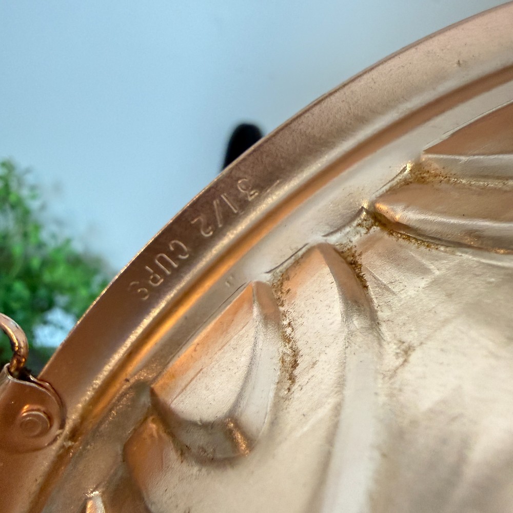 Vintage Copper Mold, 3½ Cup