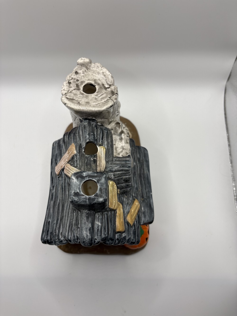 Halloween Haunted House Ceramic Candle Holder Ghost Pumpkin Skull