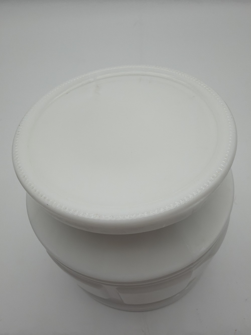 Vintage Randall Milk Glass Pedestal Planter