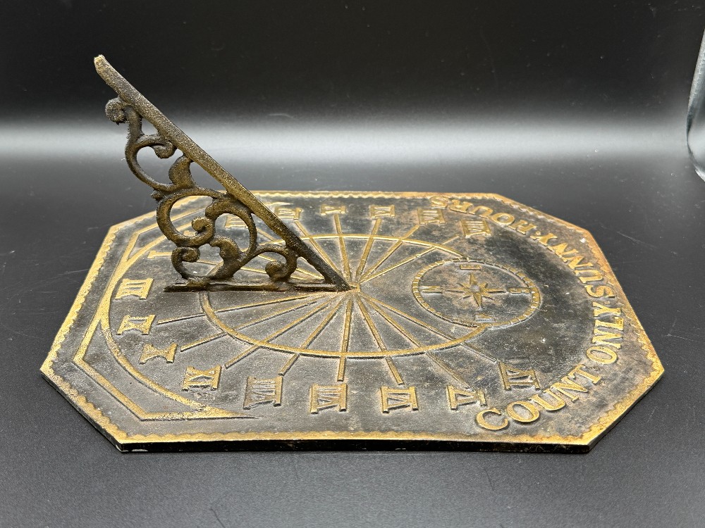 Cast Iron Garden Sundial – 