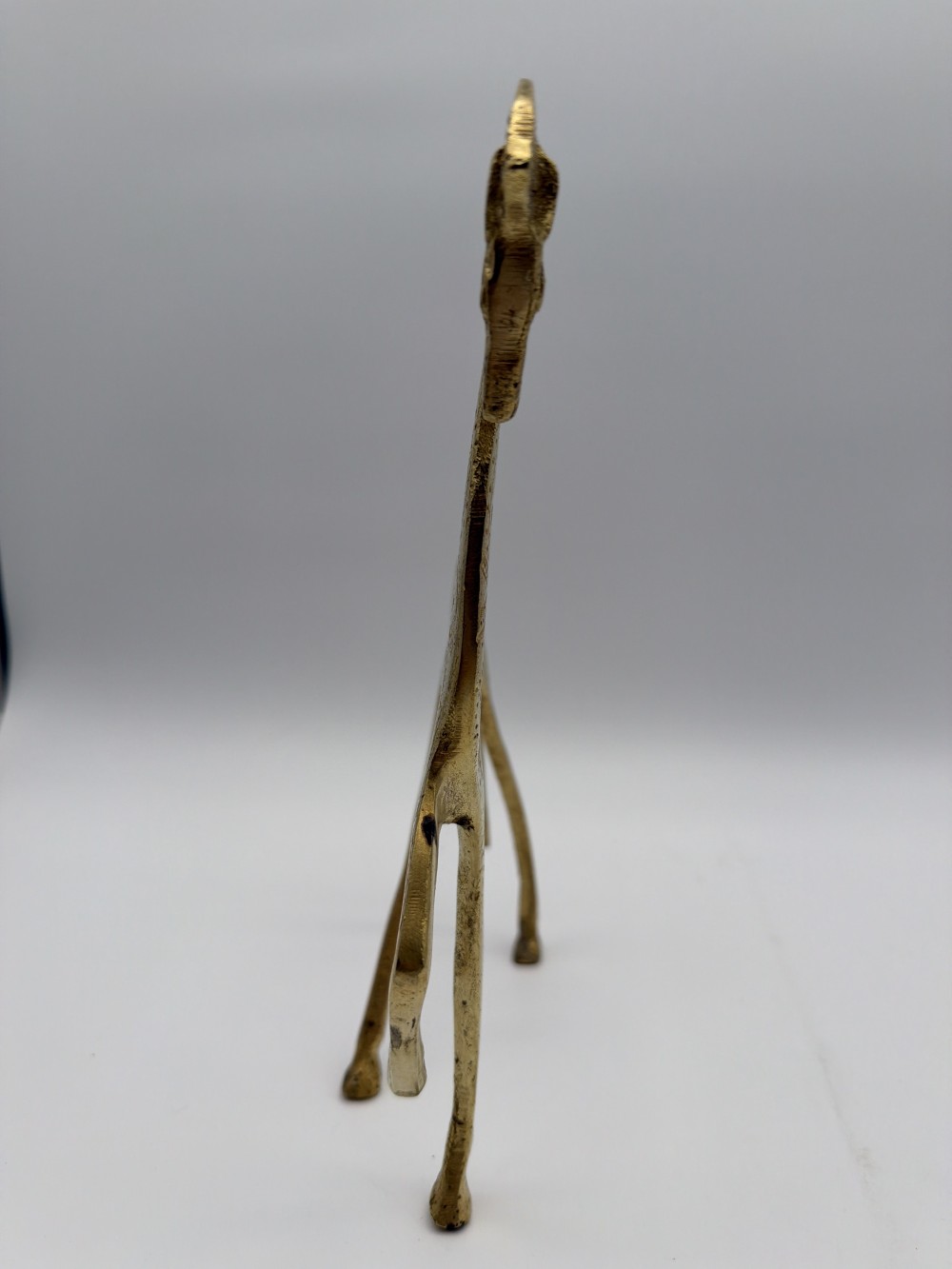 Vintage Brass Etruscan Horse Sculpture