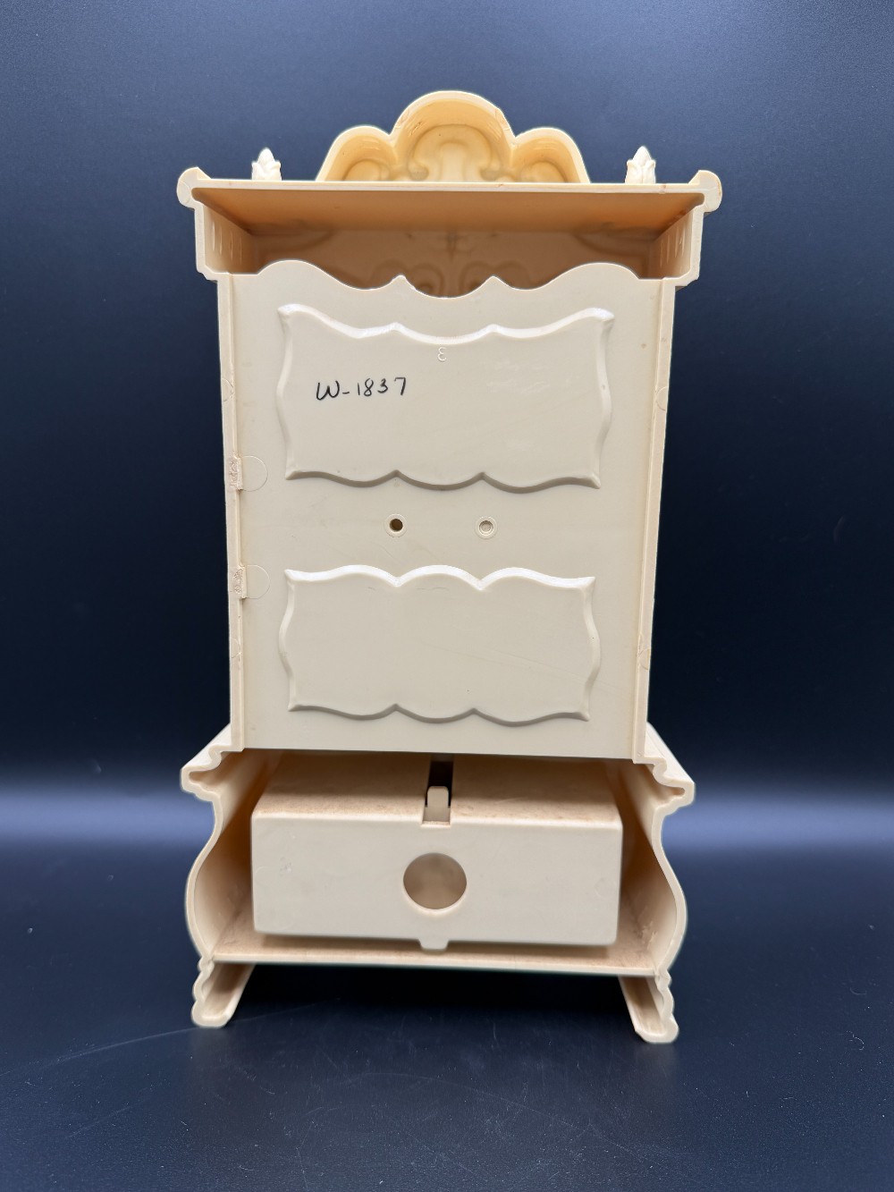 French Provincial Style Armoire-Vintage Doll Furniture