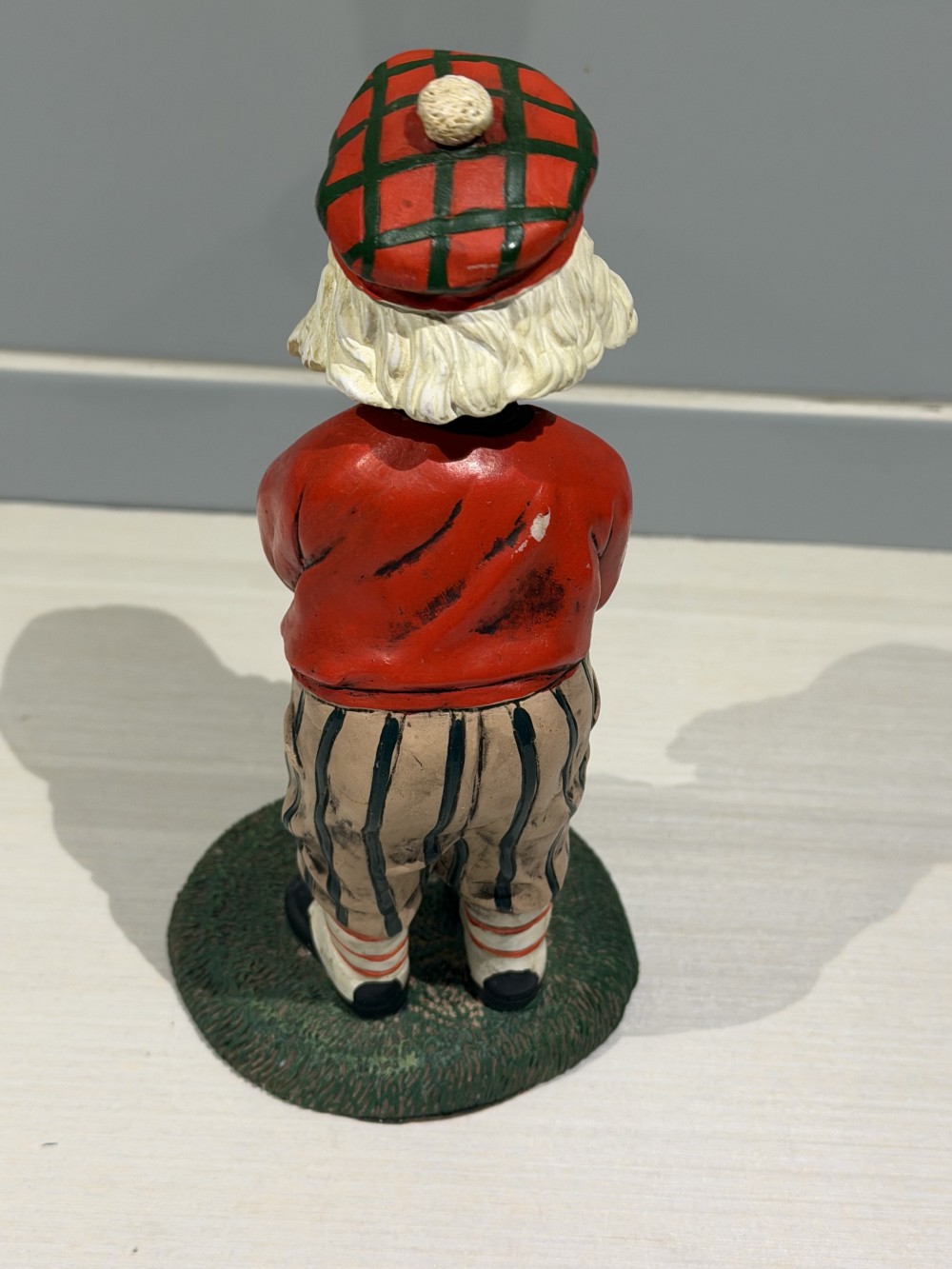 Vintage Santa Golfer Bobblehead Figurine 7’