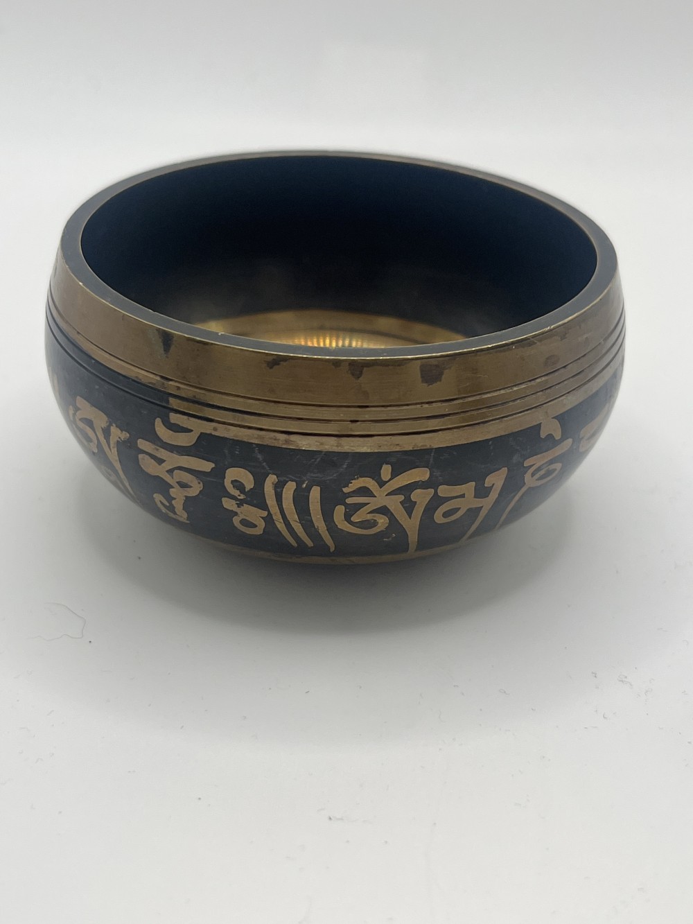 Tibetan brass singing bowl from Nepal