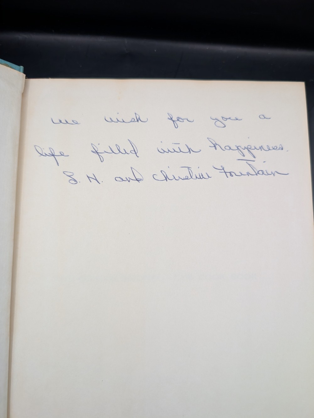 Vtg the Congressional Club Cookbook, signed by Rep. L.H. Fountain (D-NC)