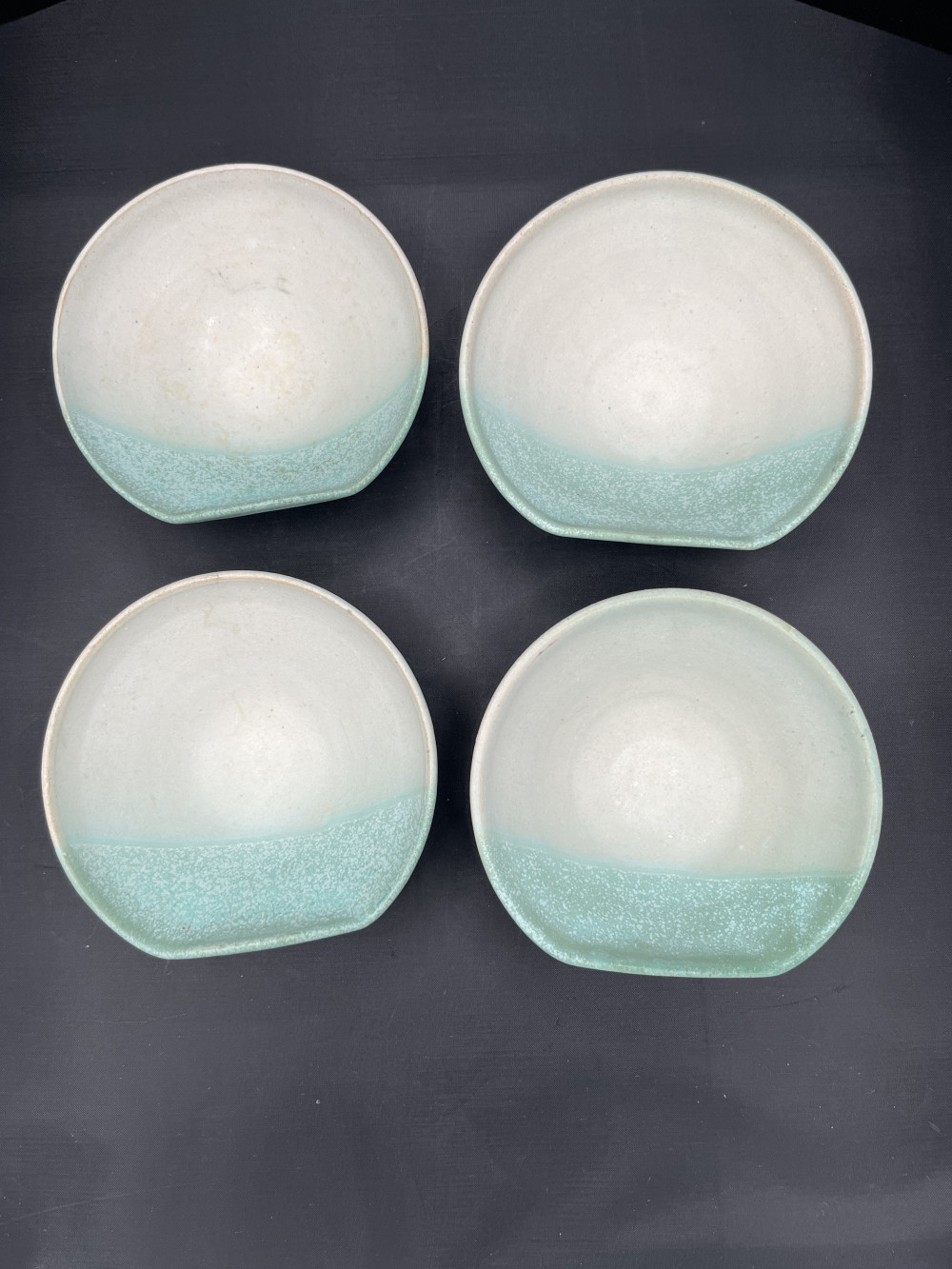 Set of 4 Studio Pottery Finger Bowls