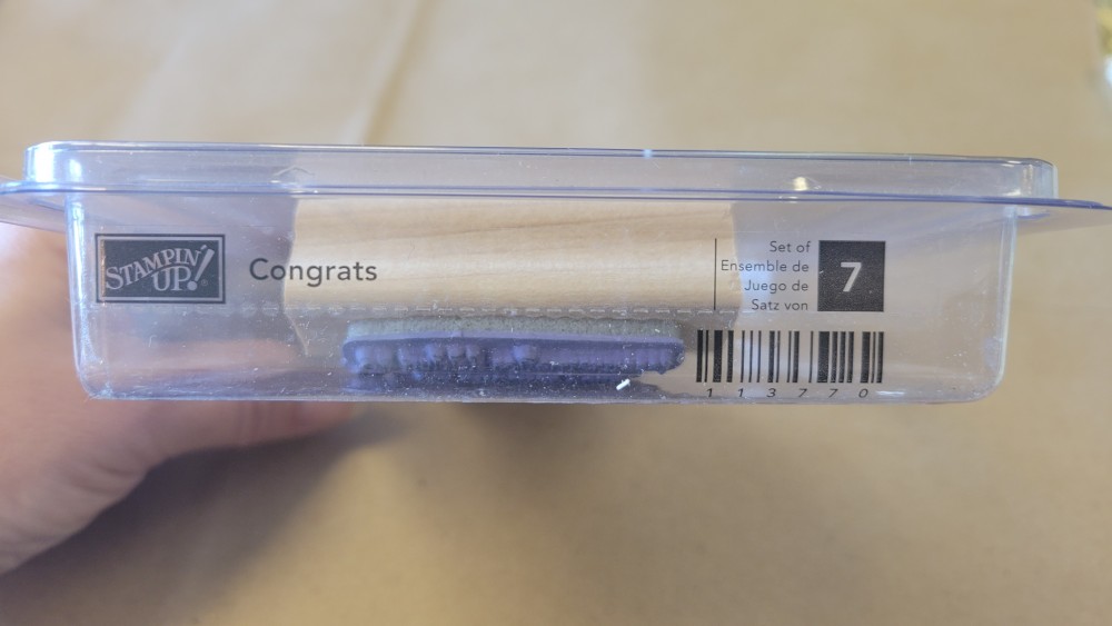 Congrats 6pc Stamp Set