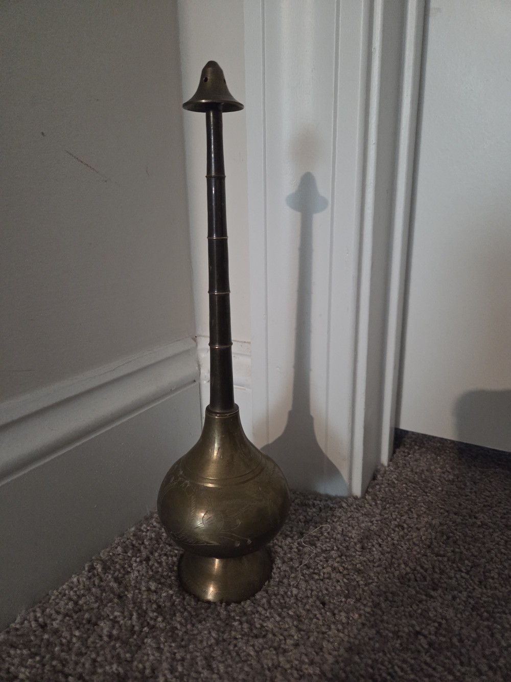 Vintage Brass Rose Water Sprinkler