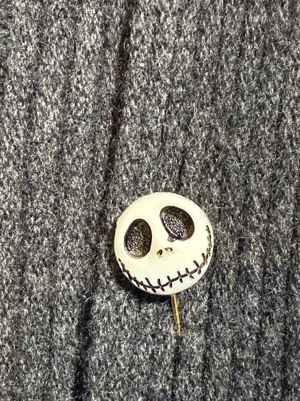 Hat Pin, Scarf Pin - Jack Skellington, Nightmare Before Christmas,  Lapel Pin